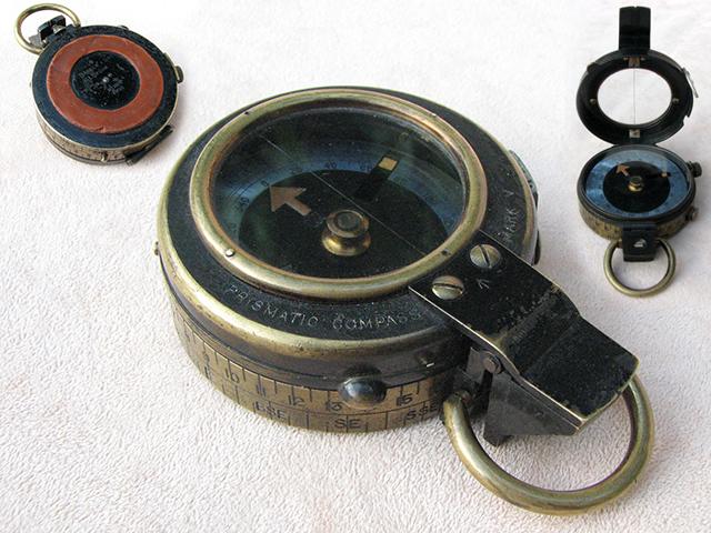 SC1998 Francis Barker & Son WW1 Mark V prismatic marching compass
